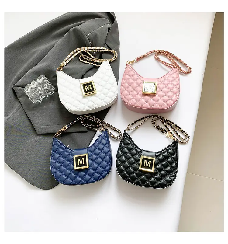 Pink Diamond Chain Shoulder Bag for Women 2024 — feature 21