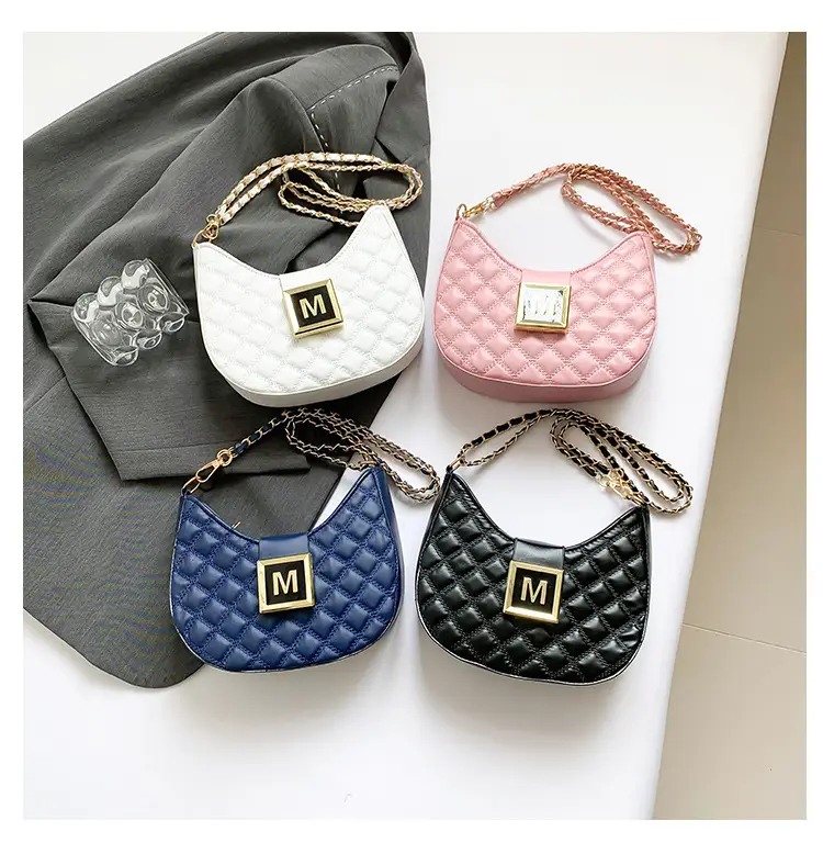 Pink Diamond Chain Shoulder Bag for Women 2024 — feature 7