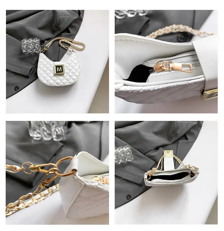 Pink Diamond Chain Shoulder Bag for Women 2024 — feature 8