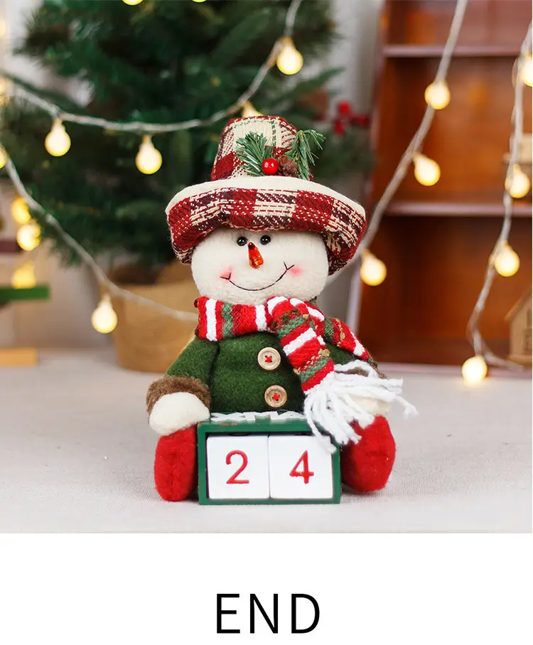 Old Man Snowman Calendar Decor for Home — feature 11