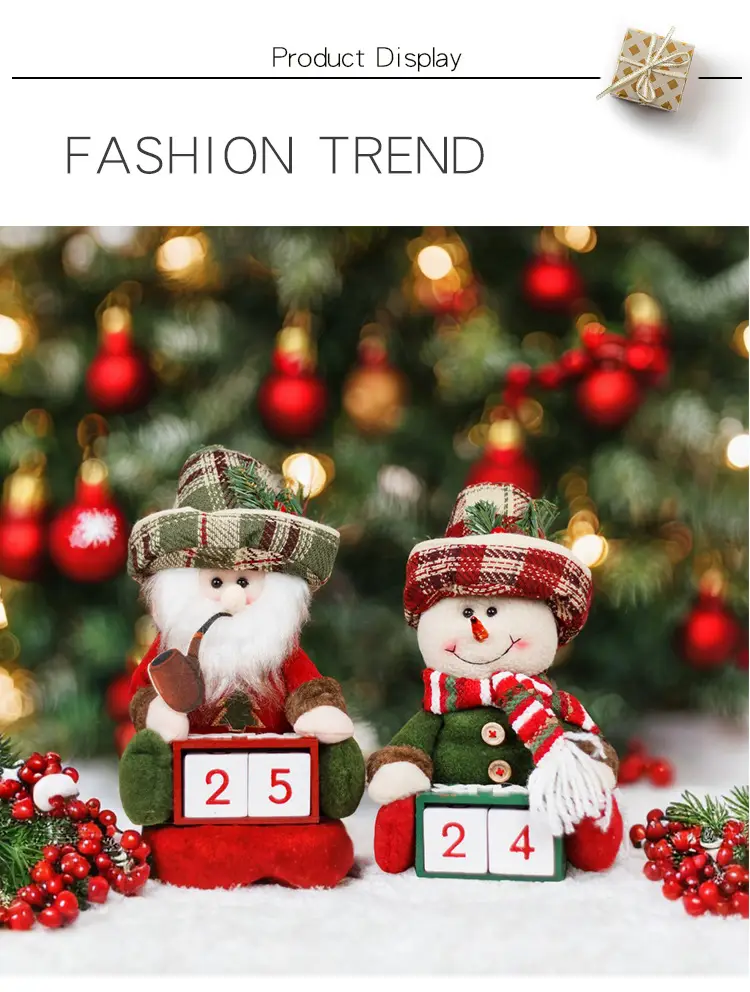 Old Man Snowman Calendar Decor for Home — feature 7