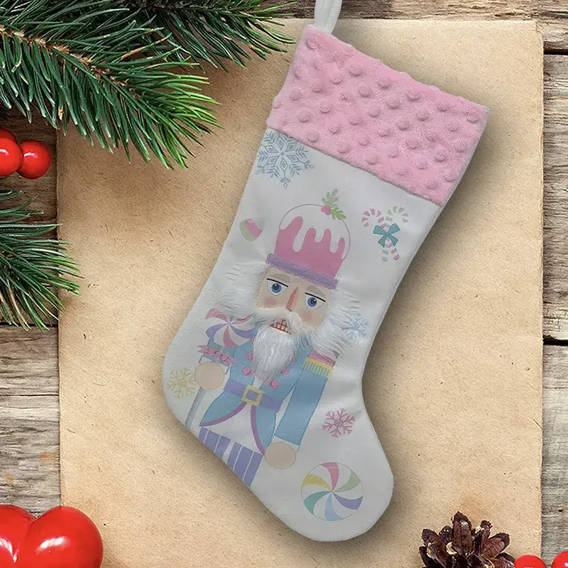 New Christmas Socks for Kids Wooden Decor Garland - Image 6