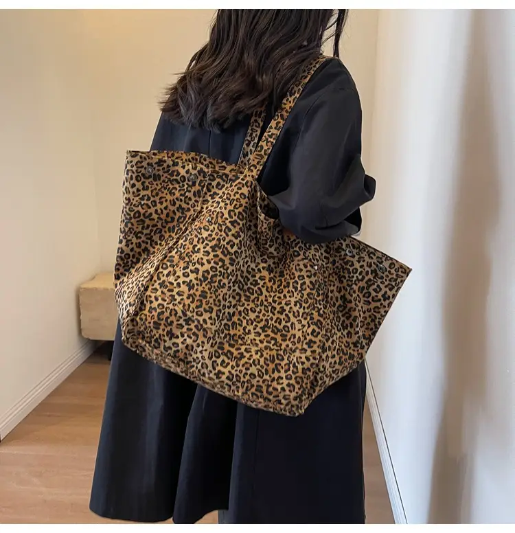 Leopardo Print Large Capacity Women's Tote Bag — feature 41