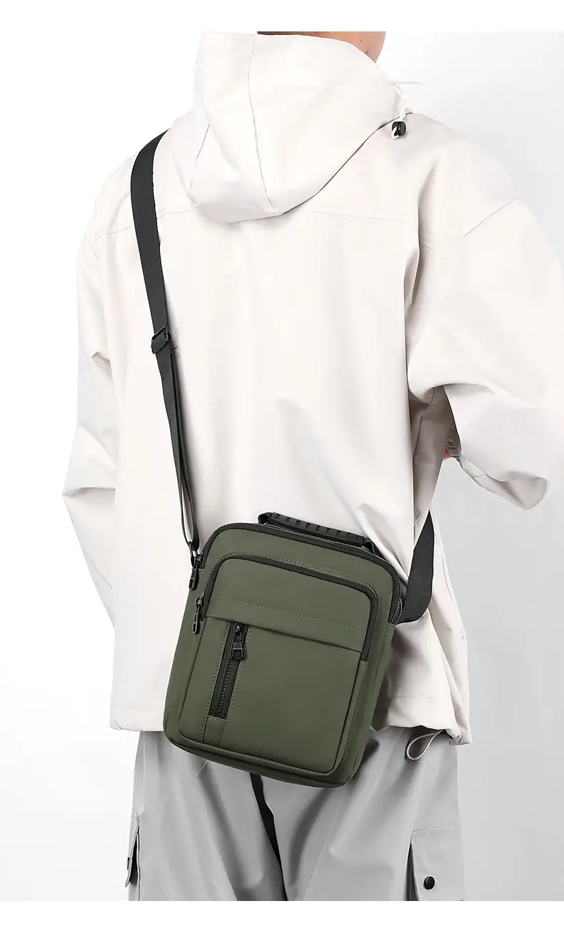 Business Commuter Chest Bag Large Capacity Outdoor Sports Crossbody Bag — feature 21