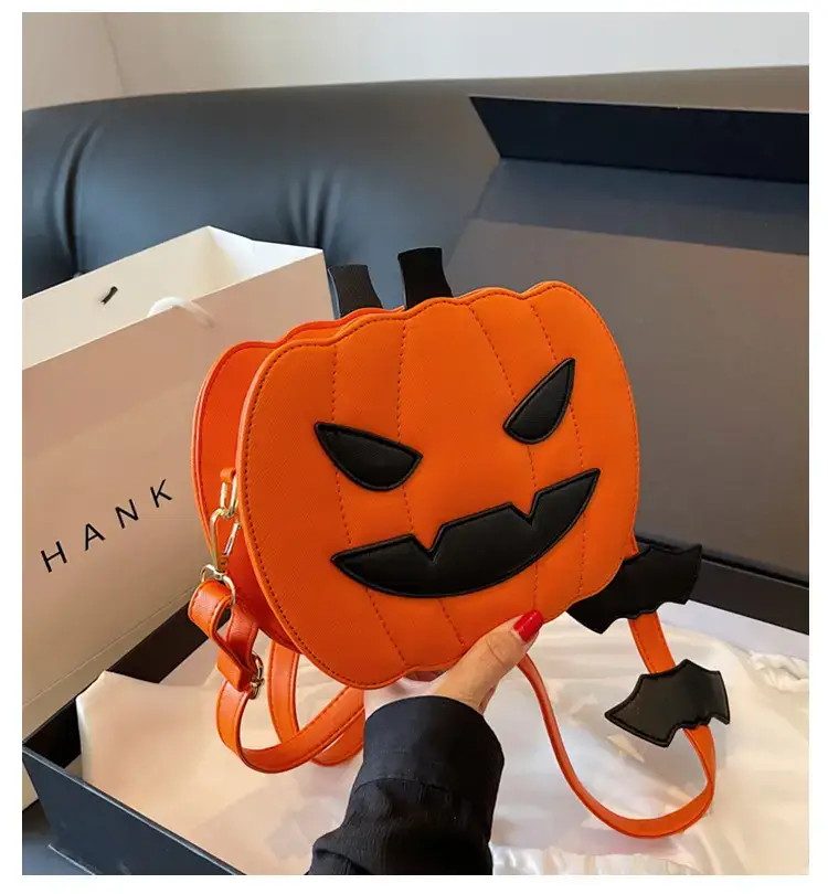 Halloween Pumpkin Shoulder Bags Orange Black 2024 — feature 1