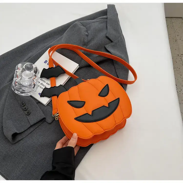 Halloween Pumpkin Shoulder Bags Orange Black 2024 — feature 15
