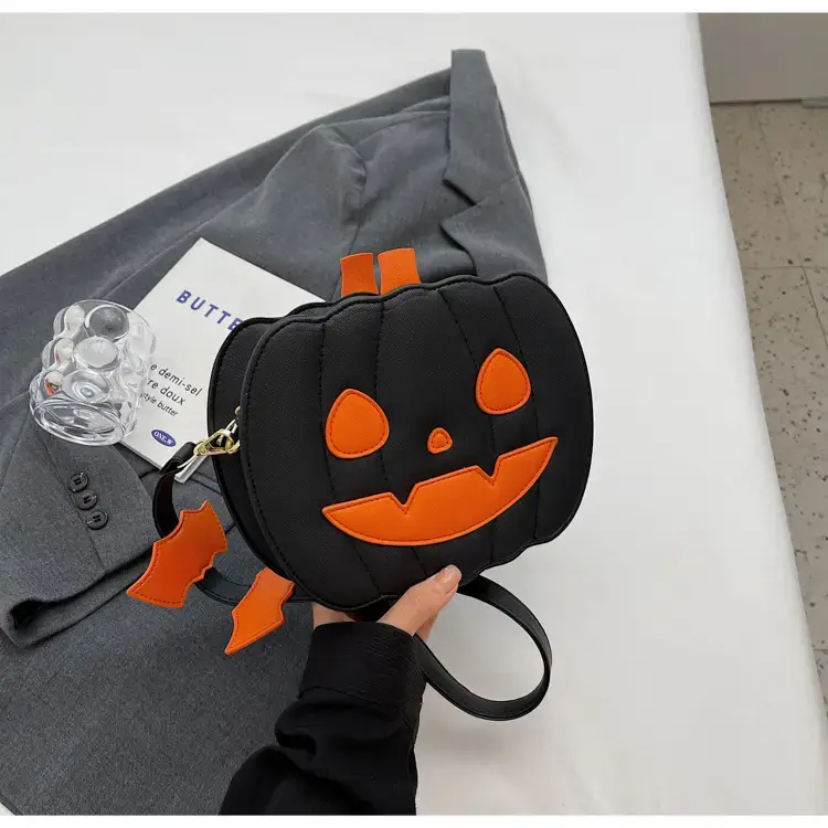 Halloween Pumpkin Shoulder Bags Orange Black 2024 — feature 17