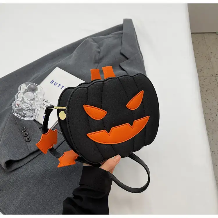 Halloween Pumpkin Shoulder Bags Orange Black 2024 — feature 18