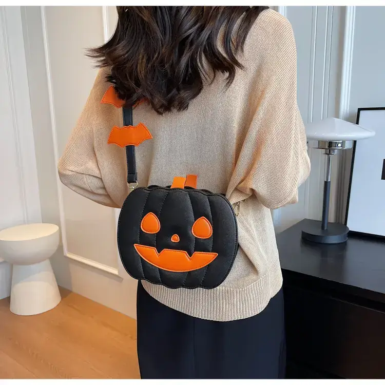 Halloween Pumpkin Shoulder Bags Orange Black 2024 — feature 21