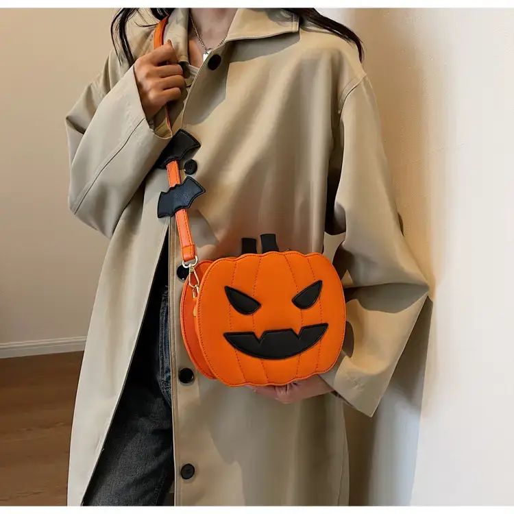 Halloween Pumpkin Shoulder Bags Orange Black 2024 — feature 24