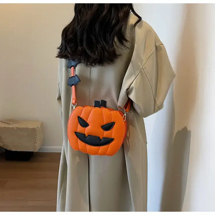 Halloween Pumpkin Shoulder Bags Orange Black 2024 — feature 25