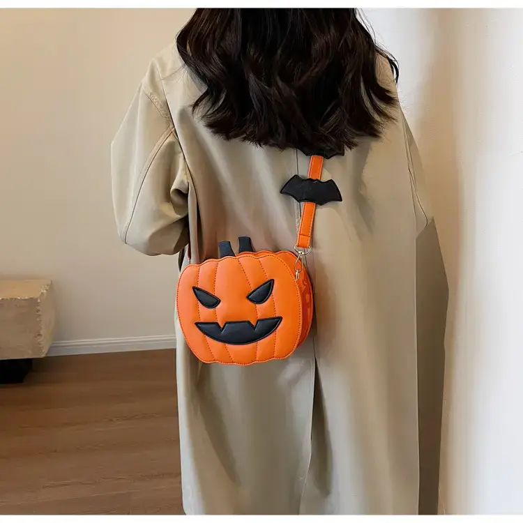 Halloween Pumpkin Shoulder Bags Orange Black 2024 — feature 26