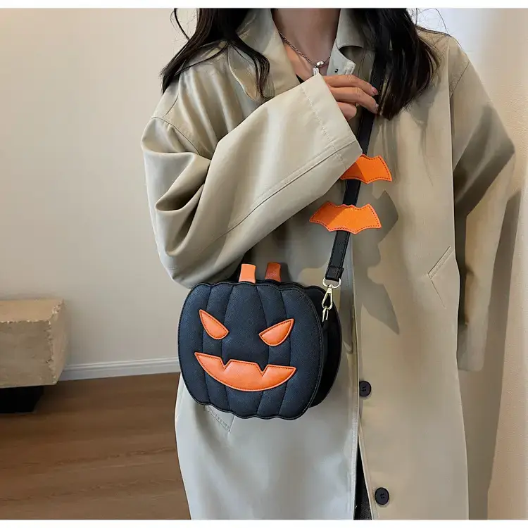 Halloween Pumpkin Shoulder Bags Orange Black 2024 — feature 27