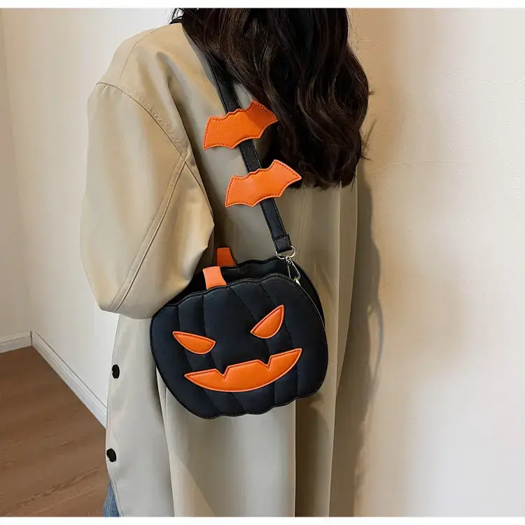 Halloween Pumpkin Shoulder Bags Orange Black 2024 — feature 28