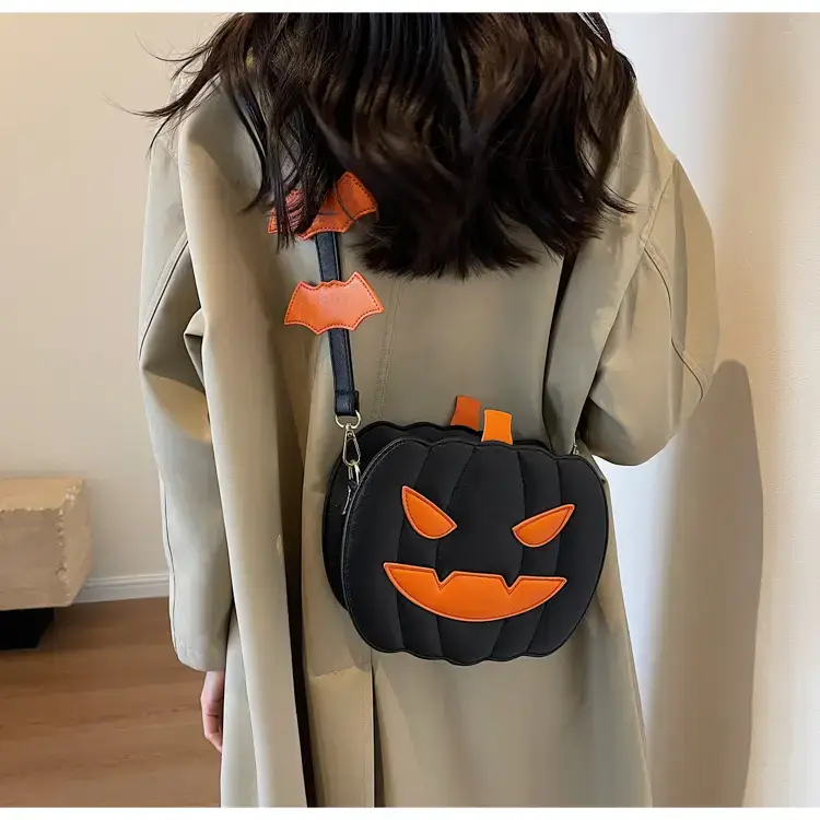 Halloween Pumpkin Shoulder Bags Orange Black 2024 — feature 29
