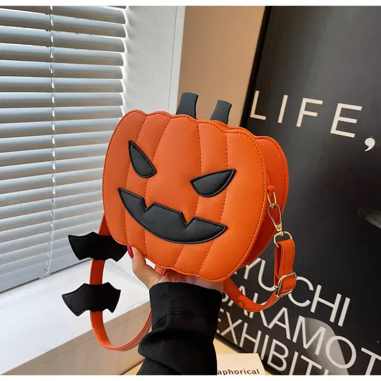 Halloween Pumpkin Shoulder Bags Orange Black 2024 — feature 31
