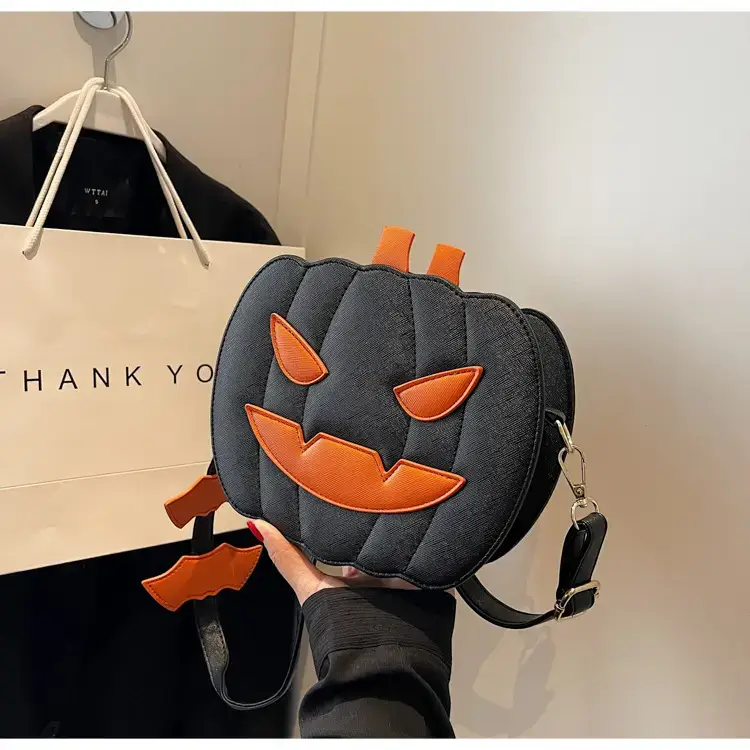 Halloween Pumpkin Shoulder Bags Orange Black 2024 — feature 32