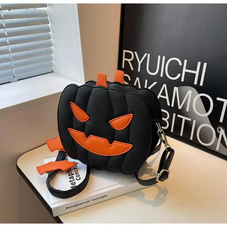 Halloween Pumpkin Shoulder Bags Orange Black 2024 — feature 33