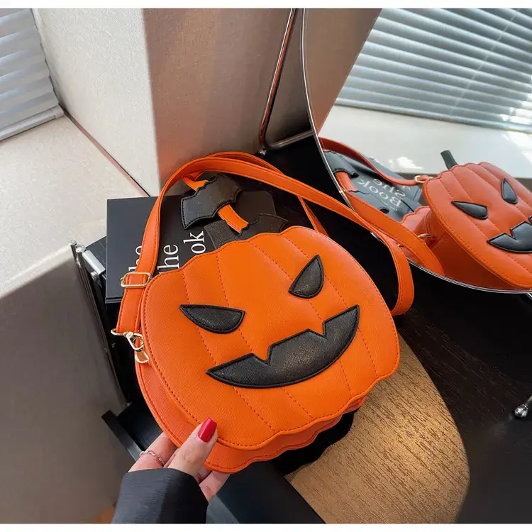 Halloween Pumpkin Shoulder Bags Orange Black 2024 — feature 35