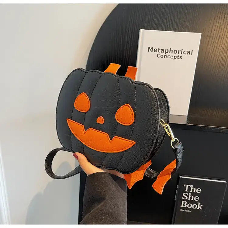 Halloween Pumpkin Shoulder Bags Orange Black 2024 — feature 37