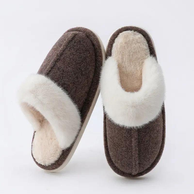 Maternity Shoes Winter Closed-Back Cotton Shoes Winter Women's Home Autumn and Winter 2025 New Cotton Slippers Women Waterproof Dirt-Resistant Non-Slip