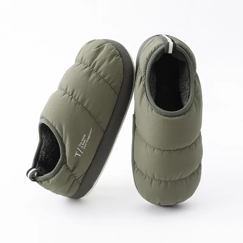 Maternity Shoes Winter Closed-Back Cotton Shoes Winter Women's Home Autumn and Winter 2025 New Cotton Slippers Women Waterproof Dirt-Resistant Non-Slip