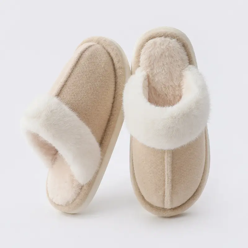 Maternity Shoes Winter Closed-Back Cotton Shoes Winter Women's Home Autumn and Winter 2025 New Cotton Slippers Women Waterproof Dirt-Resistant Non-Slip