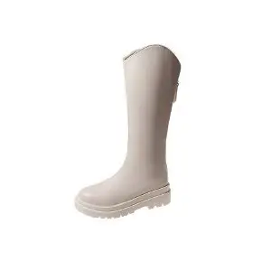 Women's Black High Heel Boots Thick Leg Winter - Image 2