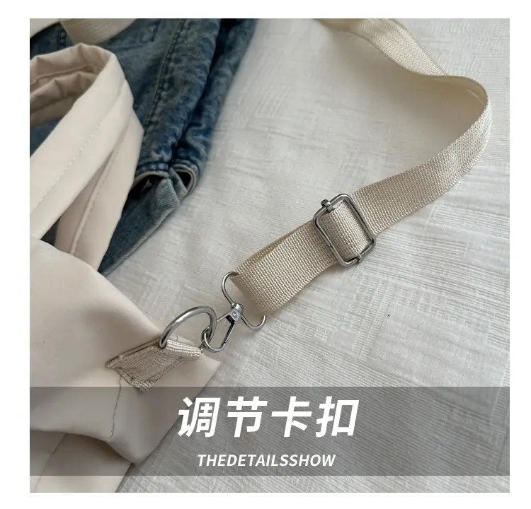 New Casual Nylon Tote Bag Grey Large Capacity 2024 — feature 6