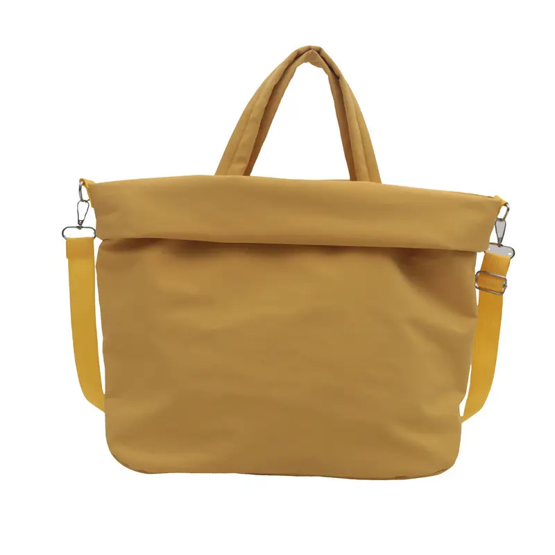 New Casual Nylon Tote Bag Grey Large Capacity 2024 - Image 3