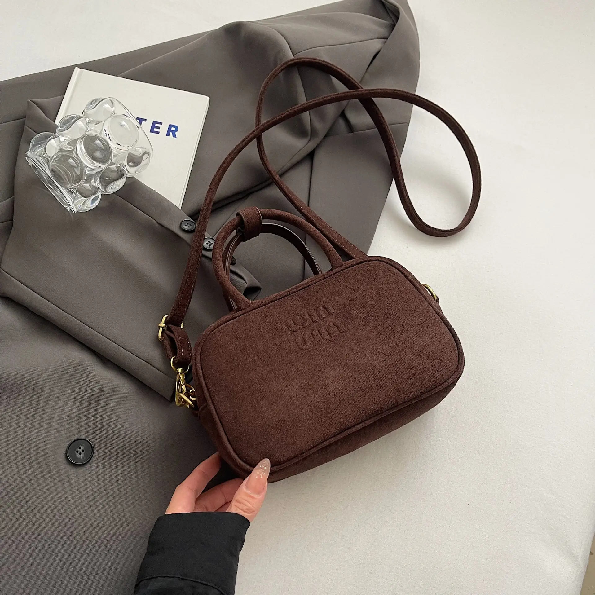Women's Cross-Border Square Bag 2026 Winter Shoulder Bag