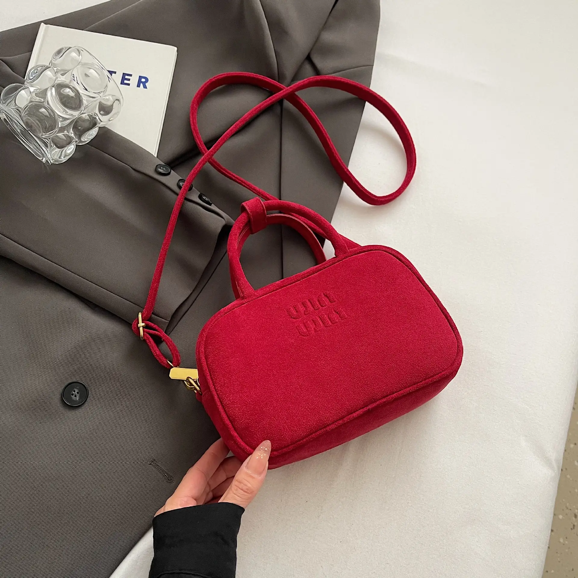 Women's Cross-Border Square Bag 2026 Winter Shoulder Bag