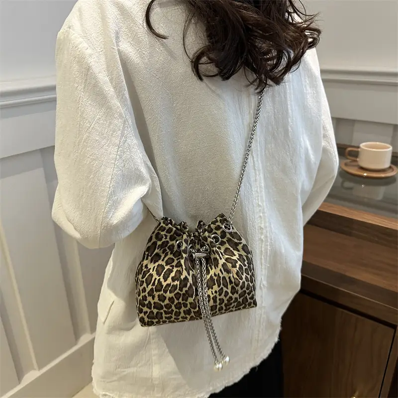 Women's Leopard Print Crossbody Bag 2024 Winter - Image 6