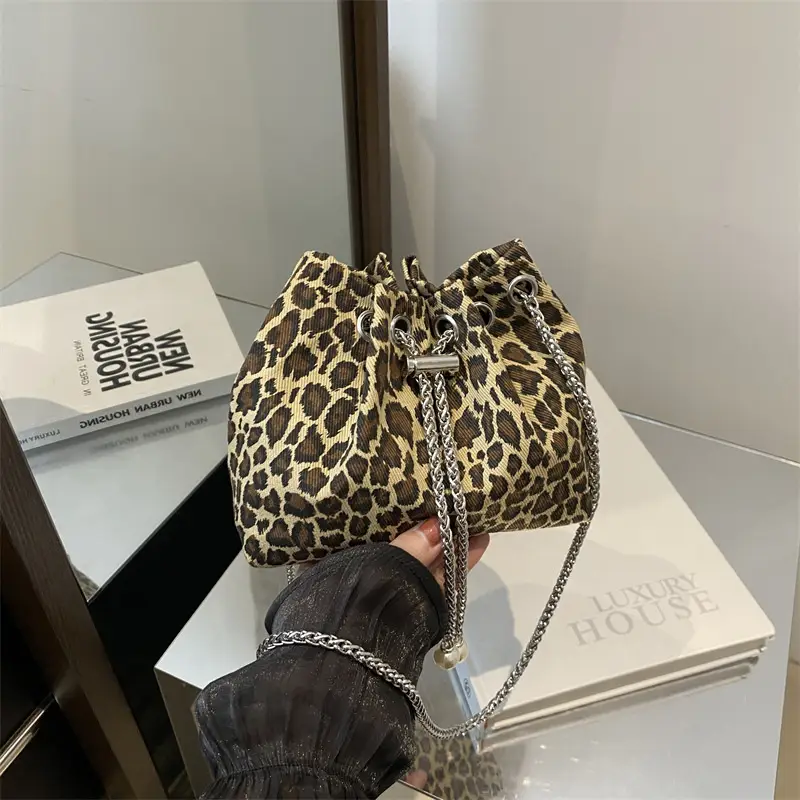 Women's Leopard Print Crossbody Bag 2024 Winter - Image 2