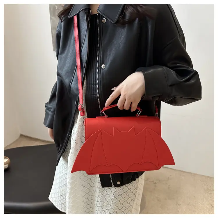 Red Bat Design Shoulder Bag for Women 2024 — feature 10