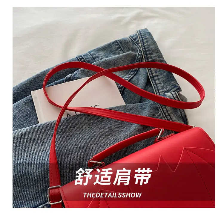 Red Bat Design Shoulder Bag for Women 2024 — feature 4