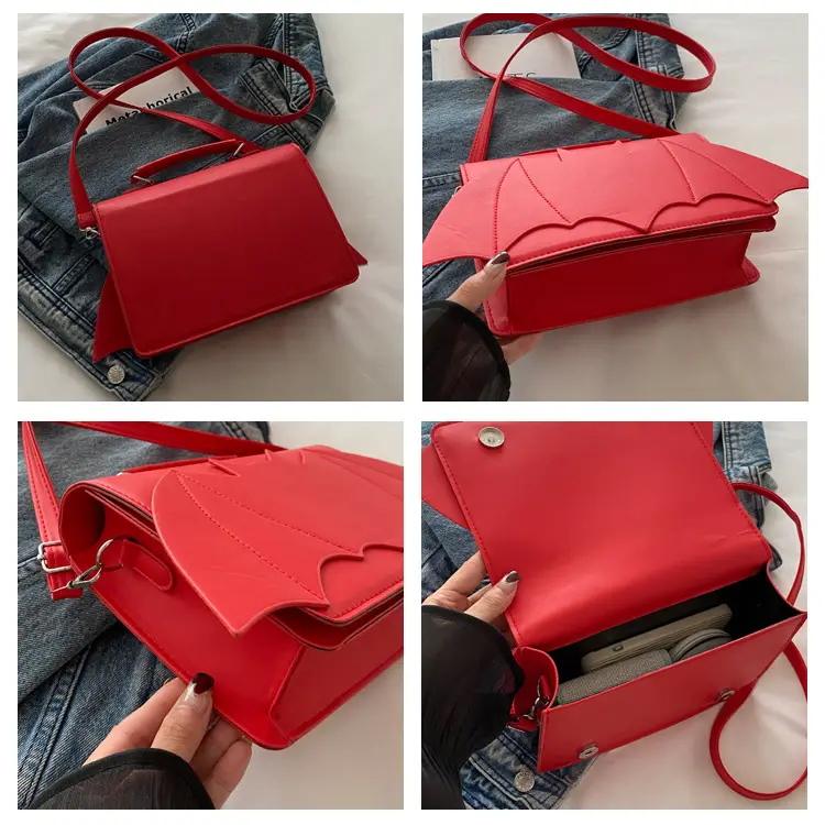 Red Bat Design Shoulder Bag for Women 2024 — feature 8
