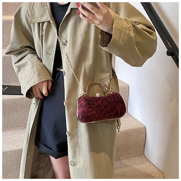 Leopard Print Chain Shoulder Bag Women 2024 — feature 16