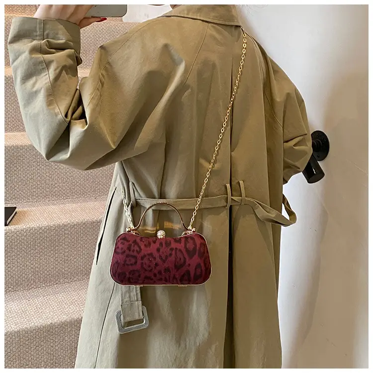 Leopard Print Chain Shoulder Bag Women 2024 — feature 17