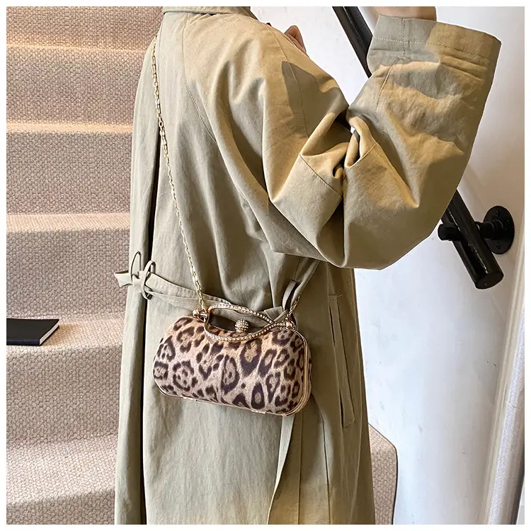 Leopard Print Chain Shoulder Bag Women 2024 — feature 21
