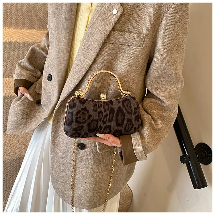 Leopard Print Chain Shoulder Bag Women 2024 — feature 28