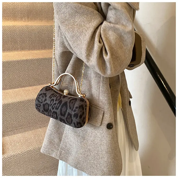 Leopard Print Chain Shoulder Bag Women 2024 — feature 32