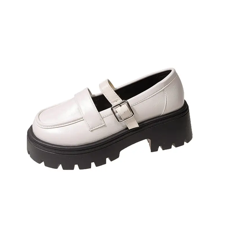Women's Retro British Platform Shoes 2024 Spring New College-style Japanese Jk Dress Mary Jane Shoes - Image 7