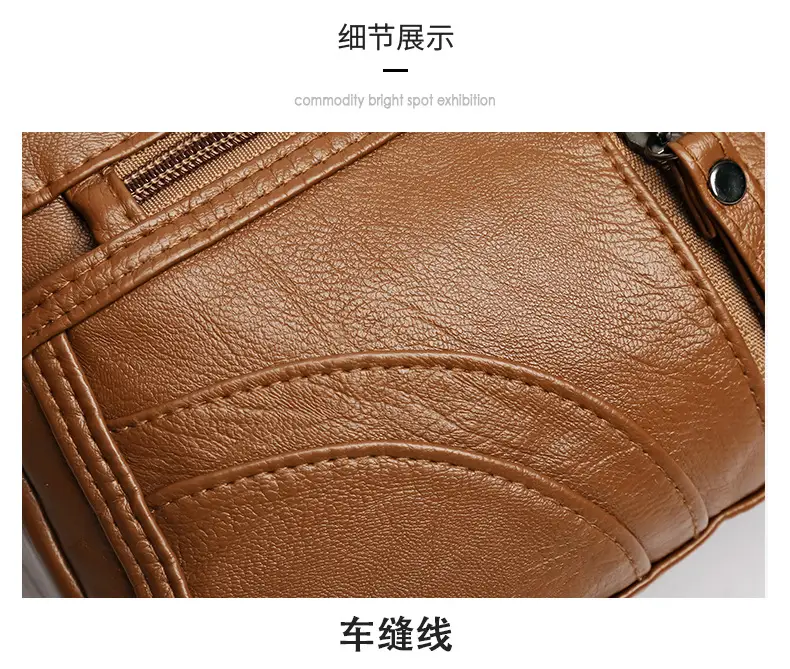 Silver Crossbody Shoulder Bag for Women with Leather Texture — feature 30