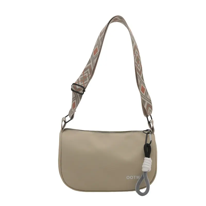 Black Canvas Shoulder Bag for Women 2024 - Image 3