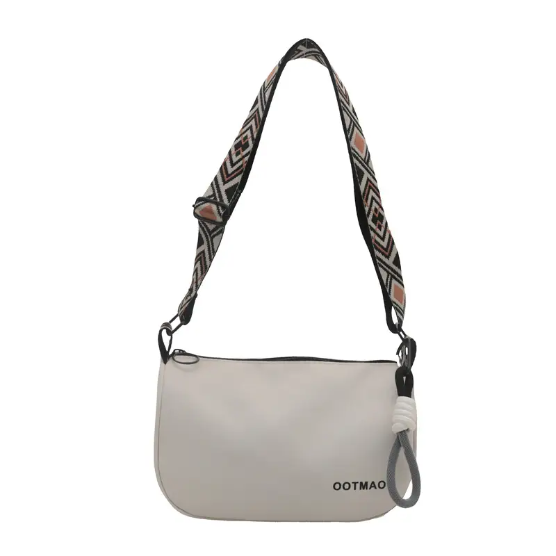 Black Canvas Shoulder Bag for Women 2024 - Image 4