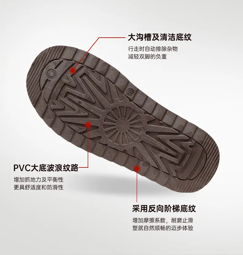 New fleece-lined Thickened Snow Cotton Women's Soft Bottom Non-slip All-match Women's Snow Boots Waterproof Cotton Shoes Women's Shoes — feature 4