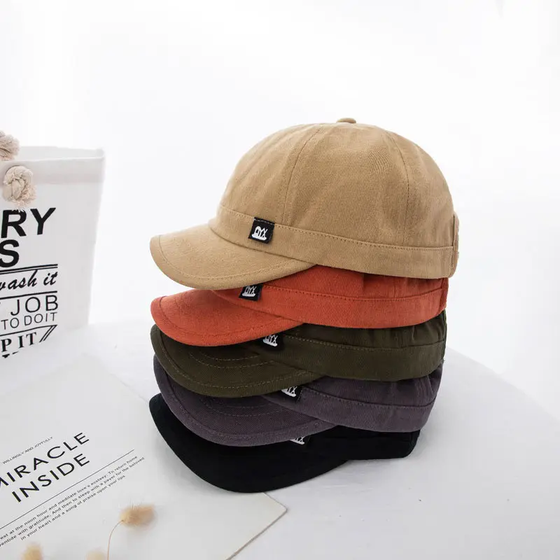 Men's Black Baseball Cap Short Bristle Olive Green - Image 8