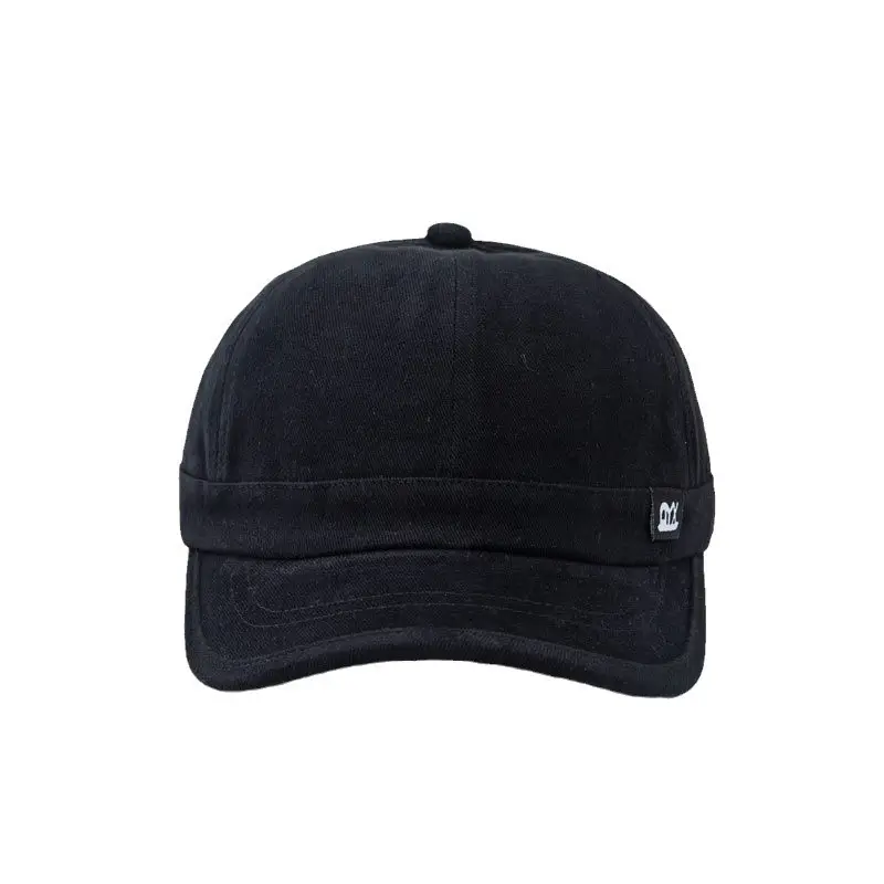 Men's Black Baseball Cap Short Bristle Olive Green - Image 10