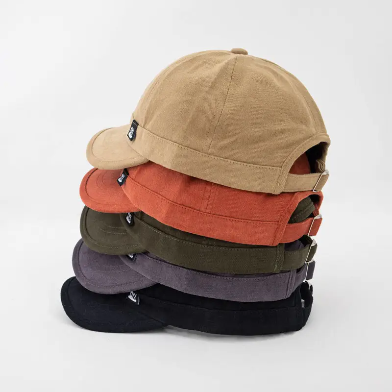 Men's Black Baseball Cap Short Bristle Olive Green — feature 6